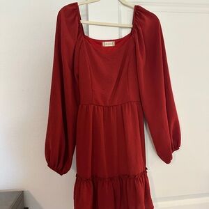 Altar'd State Red Mini Dress